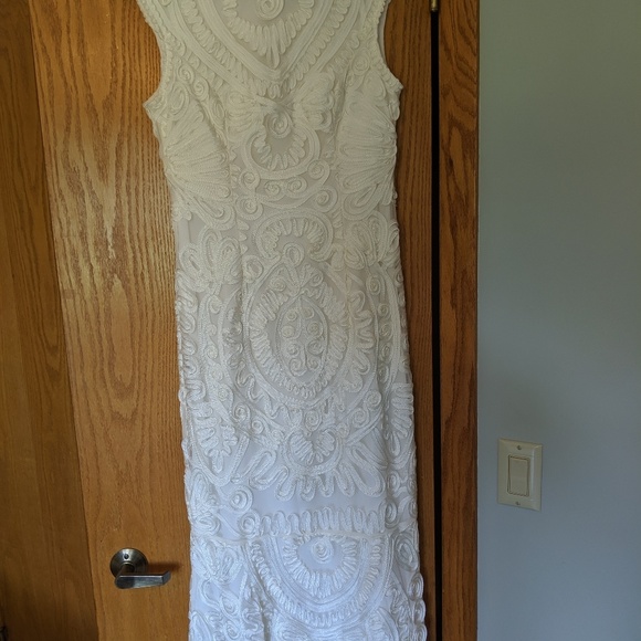 JS Collections ivory soutache dress midi - Picture 4 of 6